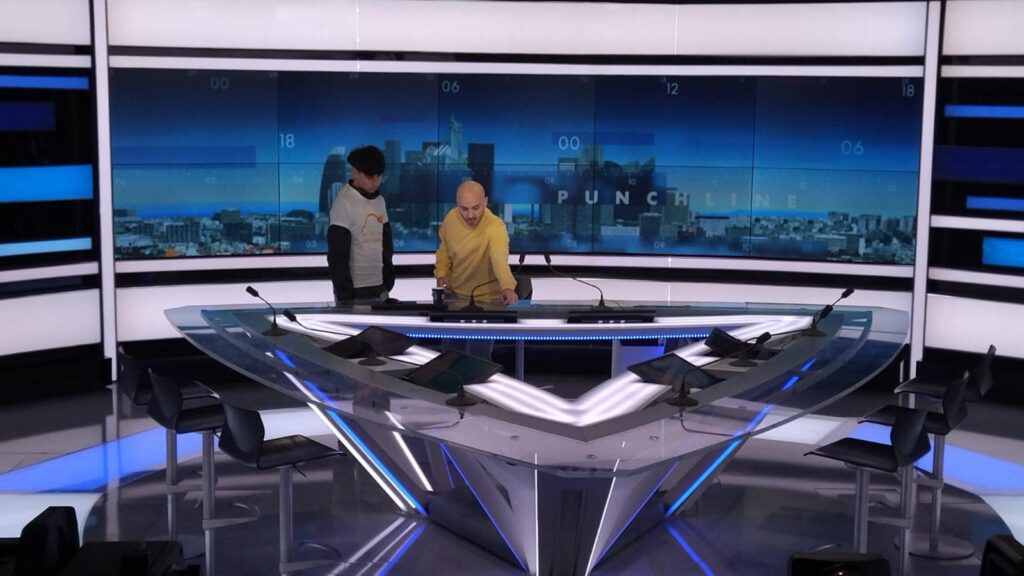 Axel, reporter d’un jour sur les traces des journalistes sportifs