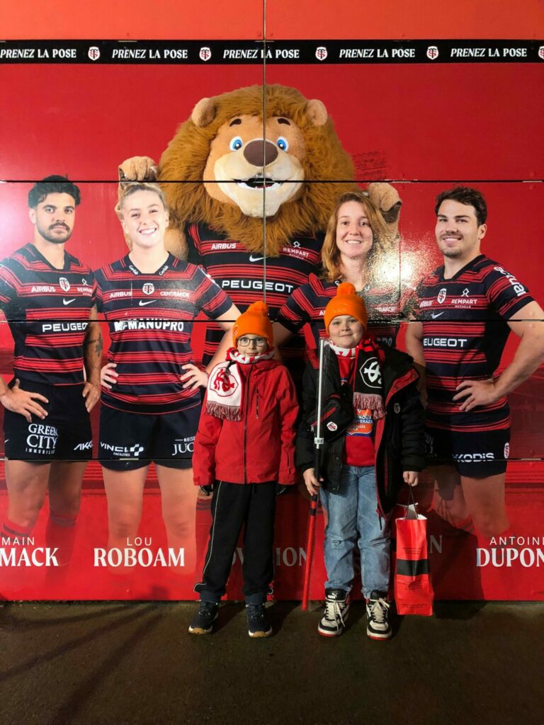 Lenny et Nathan en immersion totale avec les champions du Stade Toulousain